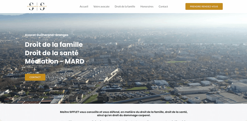 Aperçu du site de Maître Sifflet